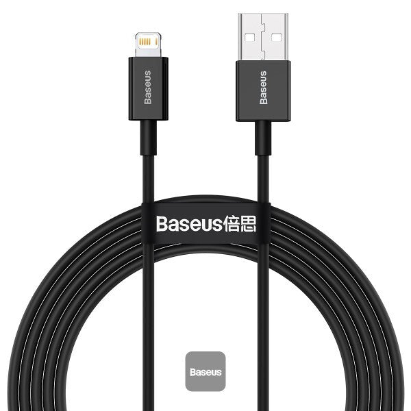 Baseus CALYS-C01 Lightning kabel 2 m Sort