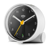 Braun BC01WB Quartz alarmur Sort, Hvid