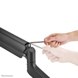 Neomounts DS70PLUS-450BL1 skærmbeslag og -stativer 124,5 cm (49") Skrivebord Sort