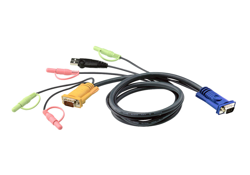 ATEN 2L-5302U KVM-kabel Sort 1,8 m