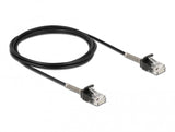 DeLOCK 87018 netværkskabel Sort 2 m Cat6a U/UTP (UTP)