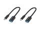 Conceptronic ABBY11B USB-kabel USB 3.2 Gen 1 (3.1 Gen 1) 0,2 m USB C USB A 5 Gbit/sek. Sort