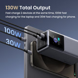 Ugreen 20000mAh 130W Fast Charging Powerbank Lithium Grå