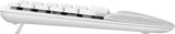 Logitech Wave Keys for Mac tastatur Hjemme/kontor Bluetooth QWERTZ Tysk Hvid