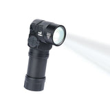 TROIKA ECO KNICKLICHT MICRO Sort Håndlommelygte + pandebånd med lommelygte SMD LED