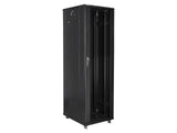 Lanberg FF01-6842-12B stativ 42U Fritstående reol Sort