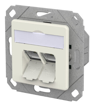 METZ CONNECT 130E381102-I stikkontakt RJ-45 Hvid