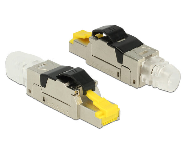 DeLOCK 86485 kabelsamler RJ45 Sort, Sølv, Transparent, Gul