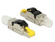 DeLOCK 86485 kabelsamler RJ45 Sort, Sølv, Transparent, Gul