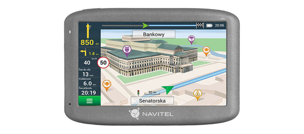 Navitel E505 Magnetic navigator Håndholdt / Fastsat 12,7 cm (5") TFT Berøringsskærm 161 g Sort