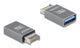 DeLOCK 67230 kabel kønsskifter USB Type-E USB Type-A Grå