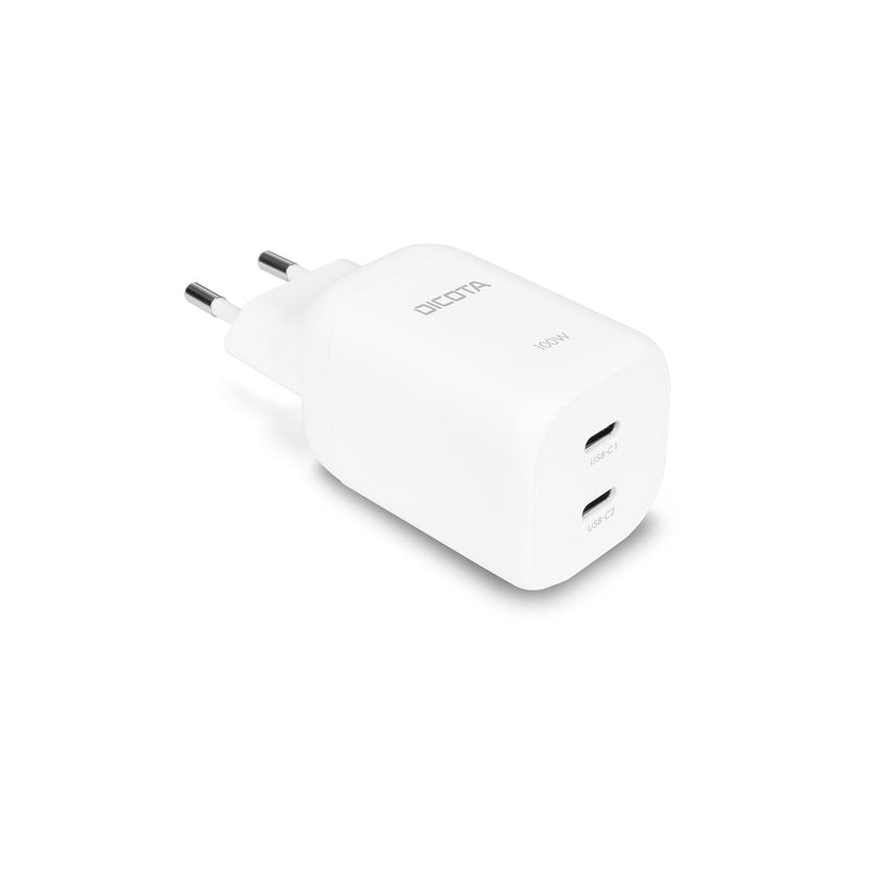 DICOTA D32186 oplader til mobil enhed Laptop, Smartphone, Tablet Hvid Vekselstrøm Hurtig opladning Indendørs