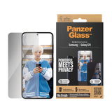 PanzerGlass ® Privacy Skærmbeskyttelse Samsung Galaxy S24 | Ultra-Wide Fit m. EasyAligner