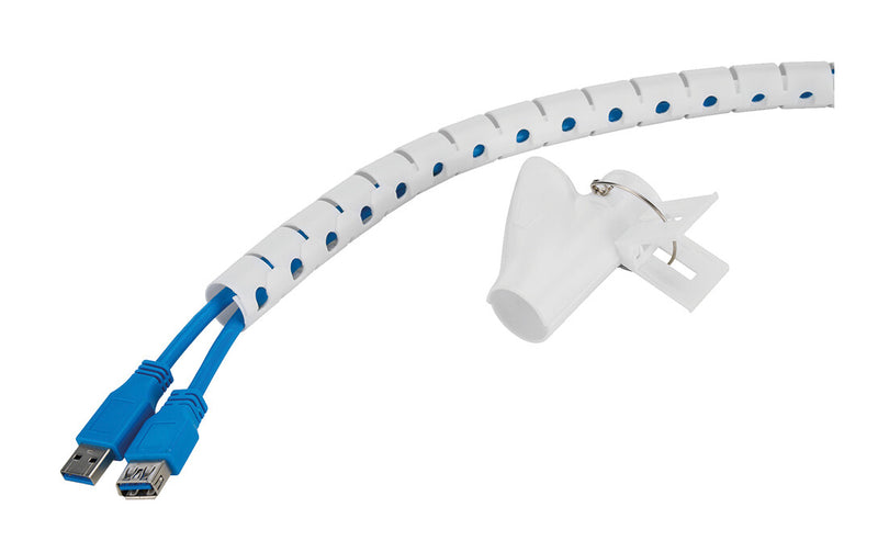 Neomounts ADS06-141WH kabelorganisator Skrivebord Kabelmuffe Hvid 1 stk