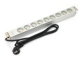 Digitus A-19-STRIP-3-IMP strømforsyningsenhed (PDU) 9 AC stikkontakt(er) 1U Hvid