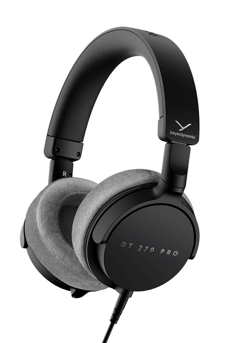 Beyerdynamic DT 270 PRO Hovedtelefoner Ledningsført Headset Scene/studie Grå, Sort