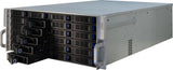 Inter-Tech 4U-4424 Stativ Sort, Sølv