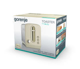 Gorenje T1100CLI 6 2 skive(r) 1100 W Champagne