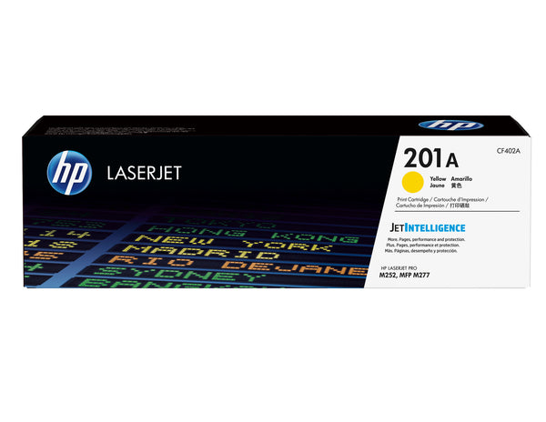 HP Original 201A LaserJet-tonerpatron, gul