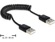 DeLOCK 83239 USB-kabel USB 2.0 0,6 m USB A 0,48 Gbit/sek. Sort