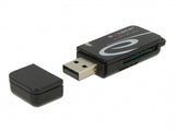 DeLOCK 91602 kortlæser USB 2.0 Sort