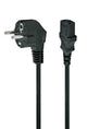 Gembird Power cord (C13), VDE approved, 6 ft