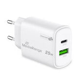 MediaRange MRMA112-2 oplader til mobil enhed Smartphone, Tablet Hvid Vekselstrøm Hurtig opladning Indendørs