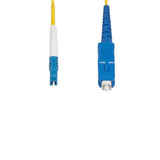 StarTech.com SPSMLCSC-OS2-1M InfiniBand og fiberoptisk kabel LC SC Gul