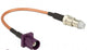 DeLOCK 89675 koaxial kabel RG-316 0,15 m FAKRA D FME Sort, Brun