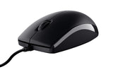 Trust TKM-250 tastatur Mus inkluderet Kontor USB QWERTZ Tysk Sort