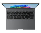 Samsung Galaxy Book5 Pro Intel Core Ultra 7 256V Laptop 40,6 cm (16") Berøringsskærm WQXGA+ 32 GB LPDDR5x-SDRAM 512 GB SSD Wi-Fi 7 (802.11be) Windows 11 Pro Tysk Grå