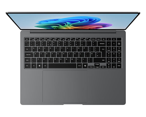 Samsung Galaxy Book5 Pro Intel Core Ultra 7 256V Laptop 40,6 cm (16") Berøringsskærm WQXGA+ 32 GB LPDDR5x-SDRAM 512 GB SSD Wi-Fi 7 (802.11be) Windows 11 Pro Tysk Grå