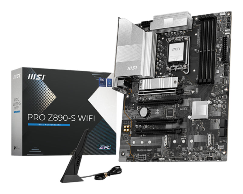 MSI PRO Z890-S WIFI bundkort Intel Z890 LGA 1851 (Socket V1) ATX