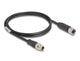 DeLOCK 80860 netværkskabel Sort 1 m Cat5e S/FTP (S-STP)