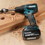 Makita DDF490Z bor 1900 rpm Nøglefri 1,7 kg Blå, Sort