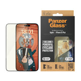 PanzerGlass ® EyeCARE™ Skærmbeskyttelse iPhone 15 Plus | Ultra-Wide Fit m. EasyAligner