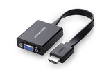 Ugreen 40248 videokabel adapter 0,16 m VGA (D-Sub) HDMI + Micro-USB Sort
