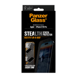 PanzerGlass ® Stealth Skærmbeskyttelse iPhone 17 | iPhone 16 Pro | Ultra-Wide Fit m. Fastfit in-a-box
