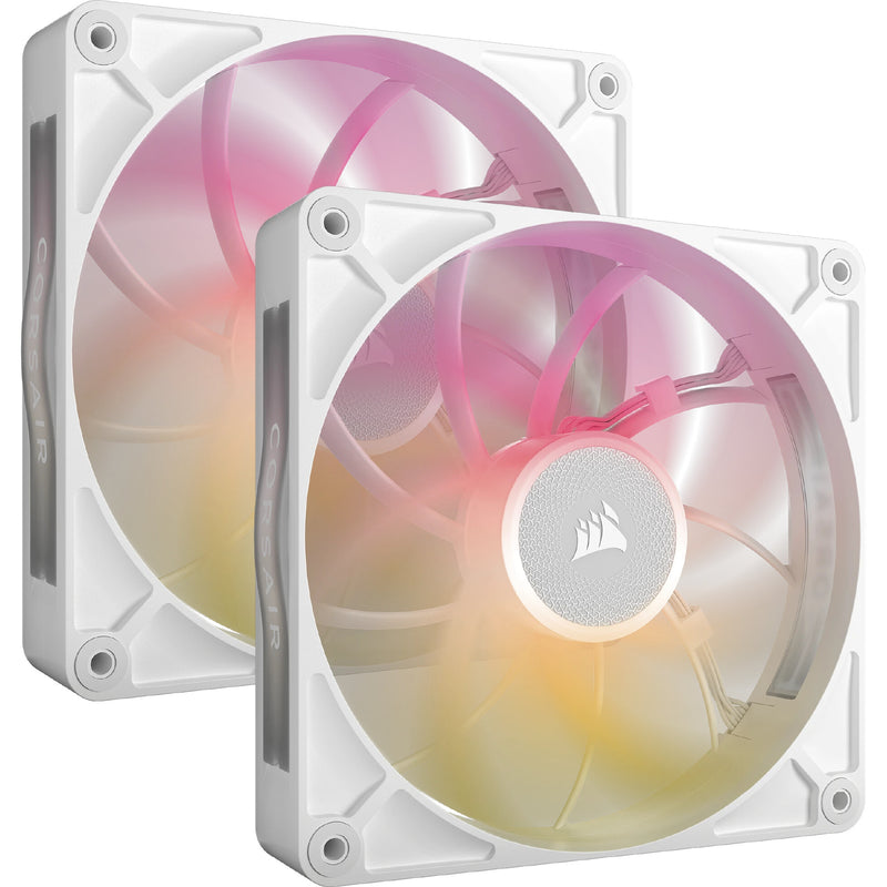 Corsair iCUE LINK RX140 MAX RGB Computerkabinet Ventilator 14 cm Hvid 2 stk