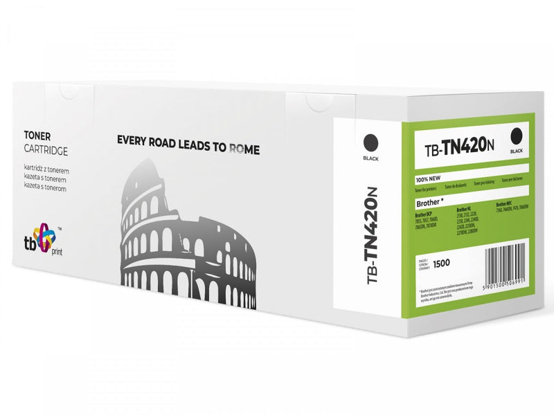 TB Print TB-TN420N tonerpatron 1 stk Kompatibel Sort