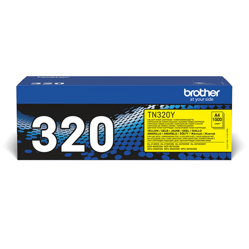 Brother TN-320Y tonerpatron 1 stk Original Gul
