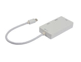 Prokord MDP12-DHV-W videokabel adapter Mini DisplayPort VGA + HDMI + DVI Hvid