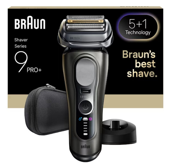 Braun Series 9 Pro+ 9615S Folie shaver Trimmer Sort, Grå
