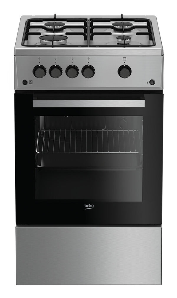 Beko FSG52020FX Fritstående komfur Gas Gaskomfur Rustfrit stål