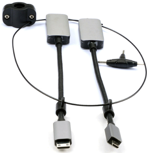 Prokord D-VAKP-HDMI kabel kønsskifter HDMI Micro, HDMI Mini Sort, Grå