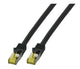 EFB Elektronik MK7001.0,25B netværkskabel Sort 0,5 m Cat6a S/FTP (S-STP)