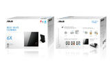 ASUS SBC-06D2X-U optisk diskdrev Blu-Ray DVD Combo Sort