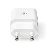 Nedis WCHAU242AWT oplader til mobil enhed Universel Hvid Vekselstrøm Indendørs