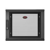 APC NetShelter WX 9U Single Hinged Wall-mount Enclosure 600mm Deep Vægmonteret stativ Sort