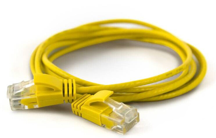 Wantec 7283 netværkskabel Gul 0,26 m Cat6a U/UTP (UTP)